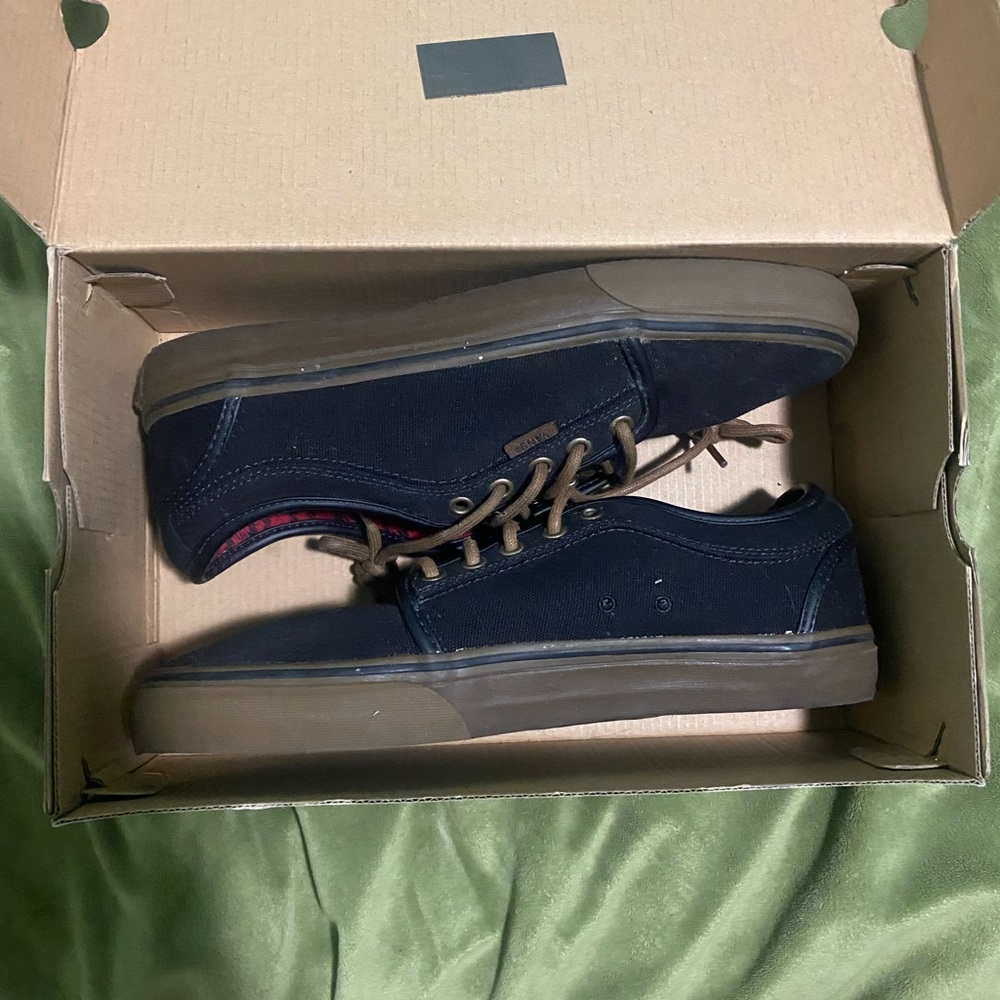 Men's Black and Brown vans